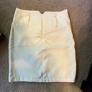 Free People white mini skirt